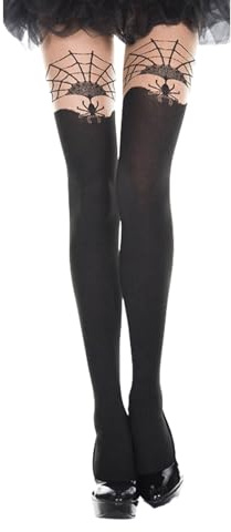 THXFUNAREA Strumpfhose Halloween Damen,Hexe Kostüm Accessoires,Spinne strumpfhose damen,Geeignet für Halloween-Partys,Geeignet für Kinder und Erwachsene