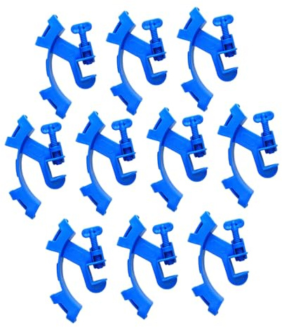 Artibetter 10pcs Aquarium Water Pipe Clamp Fish Tank Hose Tube Clips Secure Fixing for Thick Water Hose Clip