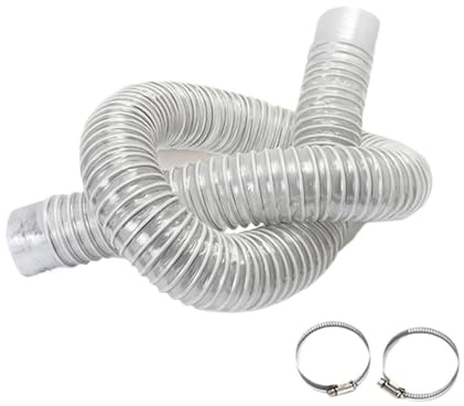 50 Mm Innendurchmesser Staubsaugerschlauch-Balg, PVC-kompatibel, For Staubabsaugung An Graviermaschinen, Staubentfernungsrohr(1.5 m)