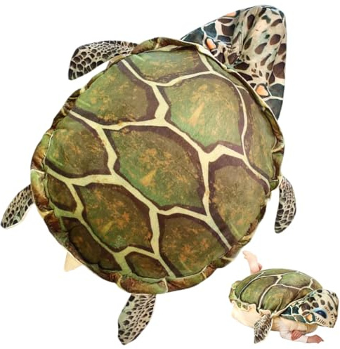 Ferricult Giant Wearable Turtle Shells Pillow - Cute Sea Turtle Costume for Kids & Adults, Soft Plush Crawl-In Hideaway for Relaxation & Play, 100CM, jour de Pâques
