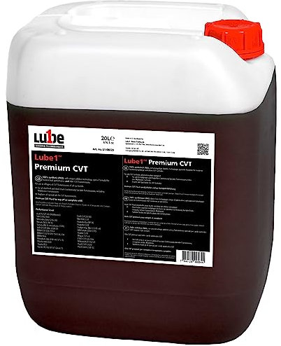 Lube1 Premium CVT Fluid 20L I Premium CVT Getriebeöl I Speziell entwickeltes CVT Getriebeöl Additiv-Technologie I 100% vollsynthetisches Hydrauliköl