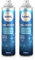QUEBEC De-icer Spray 600ml For Car Windscreen - Fast Acting Melts Ice and Frost Quickly For Windows/Mirrors - Operates at -20°c and Prevents Re-Freezing (Pack of 2)