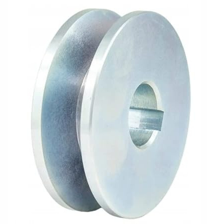 Keilriemenscheibe HB SPB 1x17mm 60mm Doppelrad Riemenscheibe E-Motor Riemenrad Elektromotorantrieb Keilriemen Riemenantrieb (Bohrung: 24mm, Nut 8mm)
