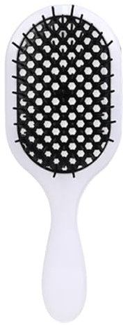 Brosse plate, Brosse à lisser pour cheveux fins, Brosse plate pour lisser les cheveux, Brosse plate avec manche en bois, Brosse plate pour sécher les cheveux bouclés, Brosse de soin d