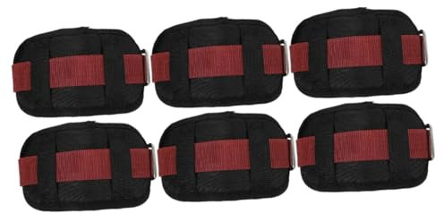 Mobestech 6sätze Trockenbau-stelzen Ersatzteile Verstellbare Beinband-Gurte Für Stelzen Inklusive Polster Und Gurten Für Arbeiten Der Höhe Schnelle Montage Und Hohe Stabilität Geeignet