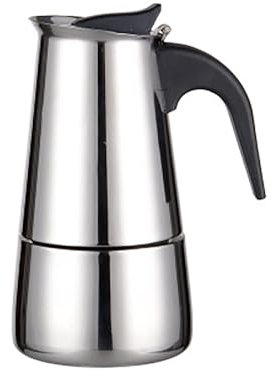 Cachpib Cafetière Italienne Induction, Moka Pot Plaque à Induction, Cafetière INOX 4 Tasses/200ML pour Camping