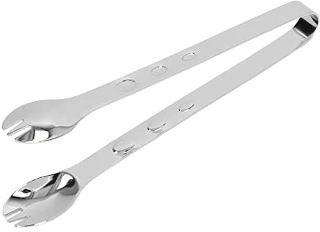 NDNCZDHC Kitchen Tweezers Tongs for Cooking, 7.7 Stainless Steel Kitchen Utensils, Metal Cooking Tweezers for Chef, Serving Food, Grill, Pasta, Salad, BBQ (Mirror)