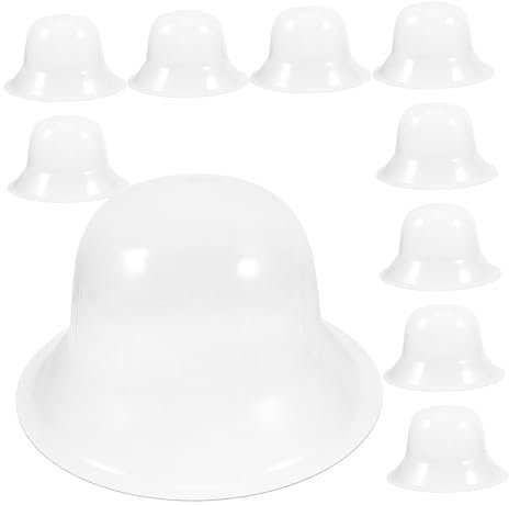 DECOMELODY 10pcs Pvc Hat Display Stand Round Cap Holder Hat Shaper Organizer for Home Retail Use