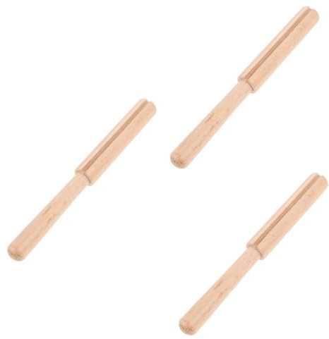 Artibetter 3pcs Yarn Tool for Craft Embroidery Thread Cutting Tool Wood Stick Tapestry Yarn for DIY Projects