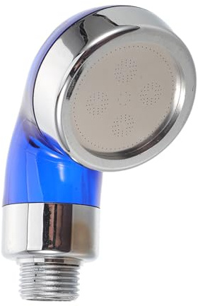 OUNONA Embout de Shampoing pour Salon de Coiffure en Métal et Plastique Bleu, Accessoire de Robinet pour Bac à Shampoing Fonction D'augmentation de Pression D'eau Nettoyage Profond