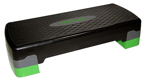 Tunturi Aerobic Stepper, Steppbrett, 2 Stufen 15 cm und 20 cm,