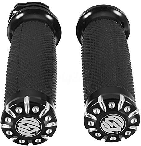 Carrfan 1 Paio di manopole per Moto da 25mm per Har-Ley per Sport Cruiser Custom
