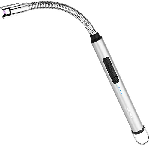ARECTECH Electric Arc Candle Lighter Flameless Rechargeable USB Long Lighter for Candle Cooking BBQs Fireworks