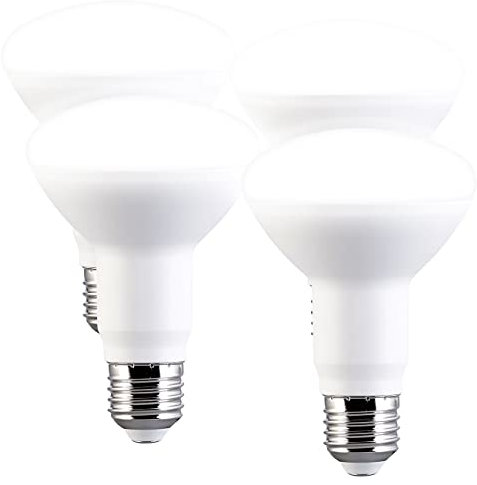 Luminea LED Strahler: 4er-Set LED-Reflektor R80, E27 11W (ersetzt 100W) 950lm tageslichtweiß (Strahler E27, Reflektorlampe, Wohnzimmerleuchten)
