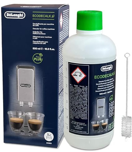 Entkalker 500ml für DeLonghi 5513296041 SER3018 DLSC500 EcoDecalk für Kaffeemaschine Kaffeevollautomat