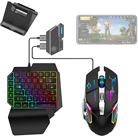 Limitoll Tastiera manuale e combinata, wireless 4.0 tastiera controller di | mobile, con e adattatore