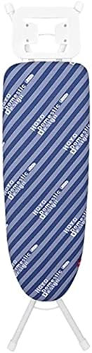 Herramientas de Planchado Tabla de Planchar del Hotel, Tabla de Planchar Grande Vertical Mesa de Planchar con Panel de plástico anti-escaldado, Rayas Azules/Gris 1123280CM Productos para el hogar