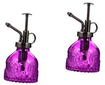 Arrosoir de jardin – Bouilloire en verre Succulent Terrarium Récipients en verre for liquides Décor de pelouse en plein air Pulvérisateur de plantes en verre rétro Déclencheur Vaporisateur Plante déco