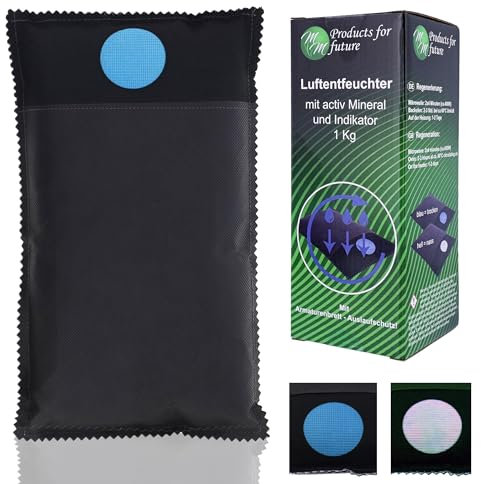 The Drive | Luftentfeuchter | Raumentfeuchter | 1000g mit Indikator Wiederverwendbar | 1kg Entfeuchterkissen für Auto PKW Boot Wohnmobil Bad | mit Auslaufschutz