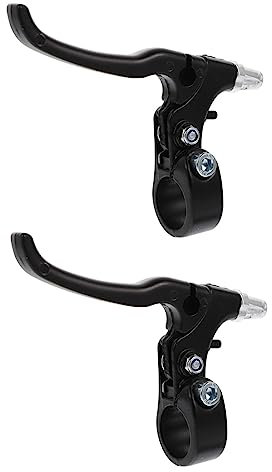 BESPORTBLE 2pares Palancas De Freno De Bicicleta De Manetas Ligeras y Prácticas Accesorios Esenciales Para Bicicletas Infantiles y Adultas Compatibles De Montaña Carretera y Plegables