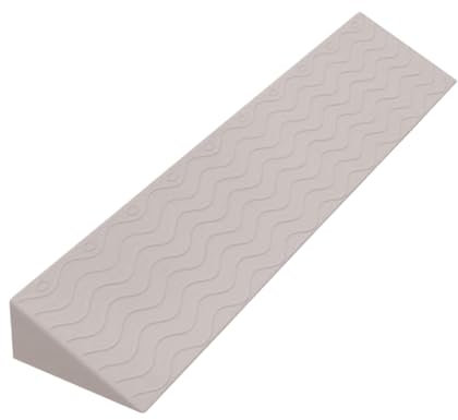 TPPIG Türschwellenrampe Rollstuhlrampe, Rampe Rollstuhl, 99cm Längen Schwellenrampe, Türschwellenrampen, Rampe Türschwelle, Rollstuhlrampe Türschwelle, Rampe für Rollstuhl, Rollstuhl Rampe 5cm Creme