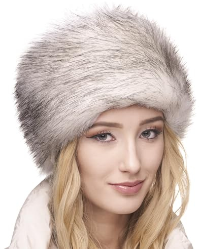 Futrzane Classic Kosakenmütze - Fellmütze Damen Winter - Pelz Russische Mütze
