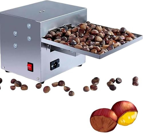 GFXYQPDNV Crusher di Castagne Elettriche, Frantumista di Castagne Commerciale, Taglierina in Acciaio Inossidabile Commerciale, Arachidi di Castagne per Molte Dimensioni di Castagne,