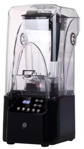 QXIWAOE Blender Smoothie Maker avec Enceinte sonore, Fabricant de jus de Fruits Commercial, mélangeur Professionnel de comptoir, Machine de Cuisson silencieuse à paroi cassée, pour Smoothie, Fruits A