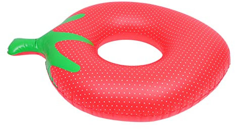 Alasum Aufblasbarer Schwimmring Mit Erdbeermuster Für Mädchen Für Und Sommertage Dickem Langlebigem Material Und Für Wasserspaß
