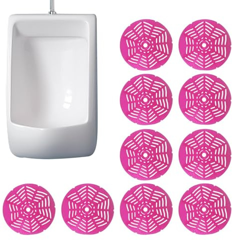 Lot de 10 coussinets pour urinoir pour chambre d'homme, tapis déodorant pour urinoir avec filtre pour contrôle des odeurs