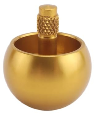 Cpolebev Tippe Top Metall Oben Umdrehen Edelstahl Kreisel Erstaunliches Spielzeug Geschenk, Golden