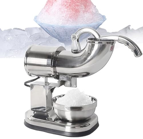 Tritaghiaccio Elettrico,Rasoio Per Ghiaccio,Macchina Per Coni Di Neve,Acciaio Inossidabile,Per Cocktail Domestici, Granite, Bevande Fredde, Casa E Bar Commerciali, Ristoranti