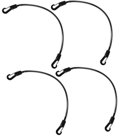 FUTUREORYY 4 Stück Elastische Pferdedecken Beinriemen Aus Robustem Elastikmaterial Mit Sicheren Doppelclips Ersatz Schweifriemen Für Stabile Pferdedeckenbefestigung Beim Reiten Und Alltag