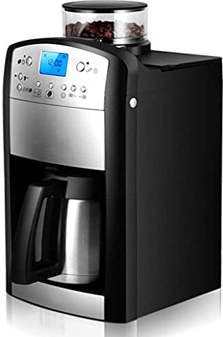 Machine à Café Cafetière Automatique, Cafetière Goutte-À-Goutte, Maison, Bureau, Commercial, Peut Contenir 5-10 Tasses (Noir) Intéressant, HUANGHAIQIU