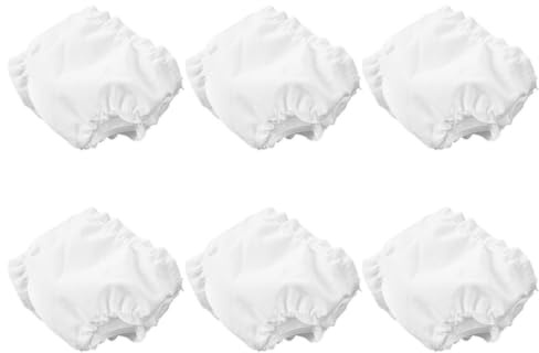 GARIOUANS 6 Stück Puppenunterwäsche aus Stoff Verstellbare Kleiner Puppenunterhose für 10 Zoll Babypuppen Wiederverwendbar Puppenzubehör für Rollenspiele