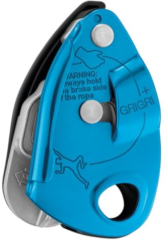PETZL GRIGRI + Belay Device with Cam-Assisted Blocking and Anti-Panic Handle, Suitable for Learners and Intensive Use