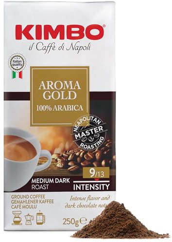 Kimbo Café Moulu Aroma Gold 100% Arabica 250 g