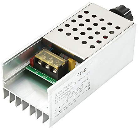Regolatore di Tensione Dimmer AC 220V SCR, Regolatore di Velocità del Motore Elettrico, Regolatore di Temperatura Regolabile 6000W