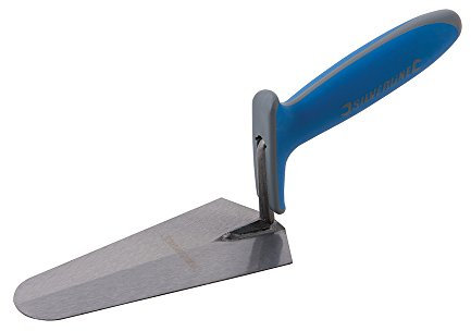 Loops 180mm x 80mm Gauging Trowel – Soft Grip Mortar/Cement Applicator Tool – Heel & Toe Tapered Point | Bricklaying Stonework Paving/Breeze Block & Stone Brick Wall