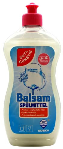Gut & Günstig Balsam Spülmittel pH-hautneutral, 10er Pack (10 x 500ml)
