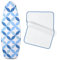 Extra Thick 7mm ironing board cover Designed in the UK. Ironing board covers fit all boards 145 cm in length and 54cm in width. ironing board covers large and medium.Full-Size Scorch Resistant Padding