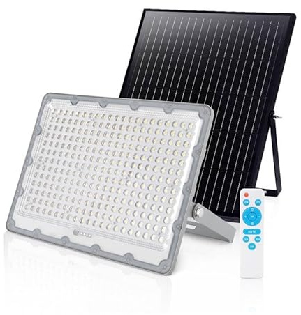 Proyector LED Solar Pro 300W Litio 3,2V - 30000mAH, Blanco frío