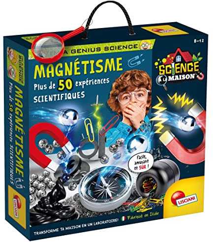 50 magnetismexperiment - vetenskapligt kit - I'M A GENIUS