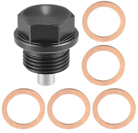 X AUTOHAUX Kit Bouchon Vidange Magnétique M18x1.5 1 Ensemble Pour Voiture