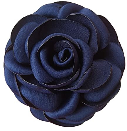 Mecool Frauen schöne Blume Haarspange Rosen Haarnadeln Haarschmuck für Mädchen Frauen Rose Broschen Marineblau Party Strand Hochzeit