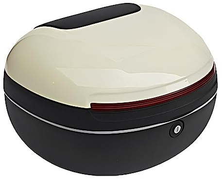 JUNNIU Estuche Superior para Maletero de Scooter, 25L, Caja Trasera para Equipaje de Motocicleta, Accesorios para ciclomotor, Estuche de Transporte de Almacenamiento con Bloqueo Superior/J Decoration