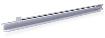 Gedotec schwerlast Schubladen Auszugsschienen mit Rollenführung - Teilauszug mit Bodenmontage | 1 Paar - Teleskopschienen 700 mm | Schwerlastauszug Tragkraft 120 kg | Schubladenschienen Rollenauszug