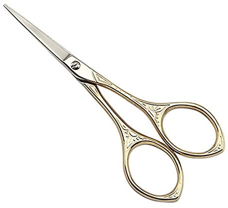 ZzzaNa jd Bastelschere, Innovative Lebensmittel-Retro-Schere, Kunsthandwerk, antiker Edelstahl, Heimwerkzeug, Schrott, Stickerei, Nähschere Schere (Color : Gold)