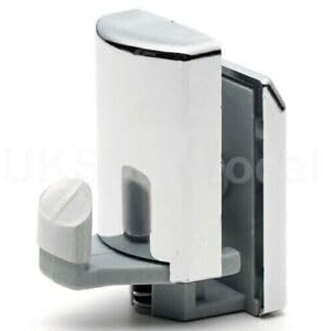 Pack of 4 x Shower Door Bottom Guides/Hooks/Rollers/Wheels/Runners