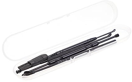 Beaupretty 2 Sätze Ohr-Tool earwaxcleaner ohrschmalzentferner Ohrenschmalz-Picker Werkzeug zum Reinigen von Ohrenschmalz Werkzeuge zum Sammeln von Ohrenschmalz Ohrstöpsel für zu Hause Black